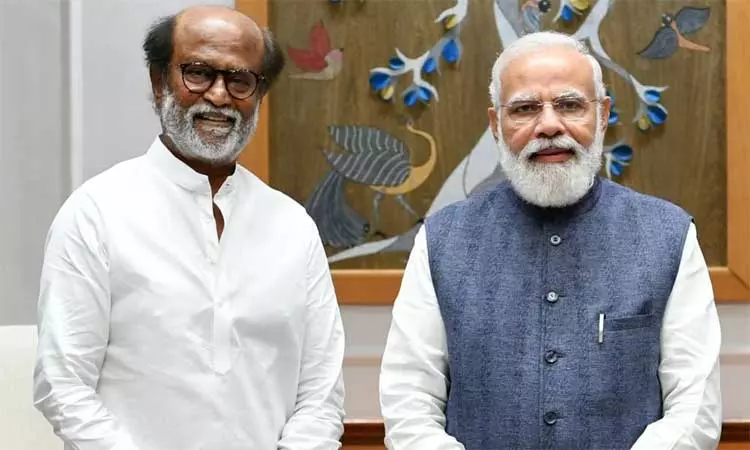 சினிமாவில் 50 ஆண்டுகளை நிறைவு செய்த ரஜினிகாந்த்  பிரதமர் மோடி வாழ்த்து