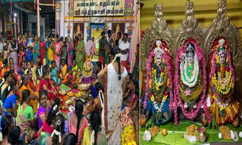 தூத்துக்குடி: பத்திரகாளி அம்மன் கோவிலில் வளைகாப்பு விழா