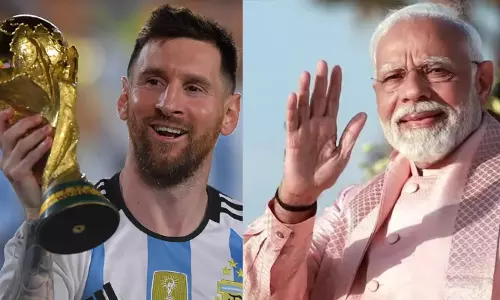 பிரதமர் மோடியை சந்திக்கும் மெஸ்ஸி