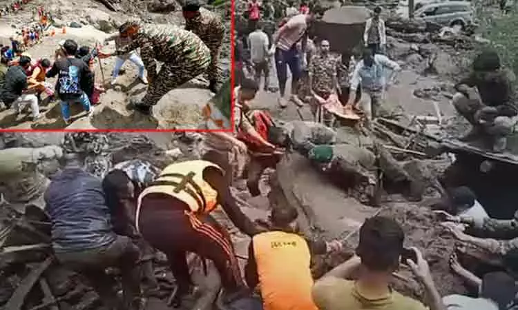 ஜம்மு காஷ்மீர் வெள்ளம், நிலச்சரிவு: 3-வது நாளாக தொடரும் மீட்புப்பணிகள்