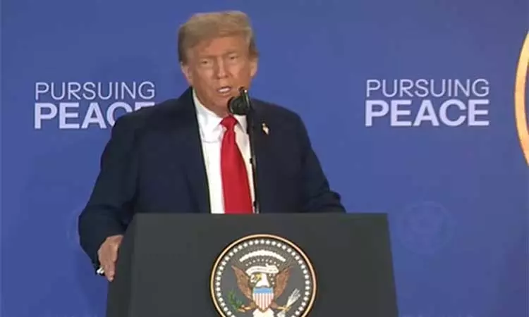 ரஷியாவிடம் இருந்து எண்ணெய் இறக்குமதி; இந்தியா மீது கூடுதல் வரி விதிக்கப்படாது - டொனால்டு டிரம்ப் ரஷியாவிடம் இருந்து எண்ணெய் இறக்குமதி; இந்தியா மீது கூடுதல் வரி விதிக்கப்படாது - டொனால்டு டிரம்ப்