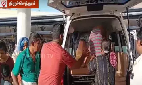 திருச்செந்தூர் : கடலில் நீராடிய 10க்கும் மேற்பட்ட பக்தர்களுக்கு கால் முறிவு