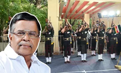 42 குண்டுகள் முழங்க நாகாலாந்து கவர்னர் இல.கணேசன் உடல் தகனம்