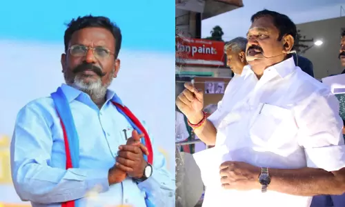 திமுகவின் பாவமூட்டைகளை திருமாவளவன் சுமக்க வேண்டாம்: எடப்பாடி பழனிசாமி திமுகவின் பாவமூட்டைகளை திருமாவளவன் சுமக்க வேண்டாம்: எடப்பாடி பழனிசாமி