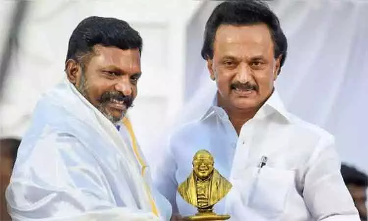 திருமாவளவனுக்கு முதல்-அமைச்சர் மு.க.ஸ்டாலின் பிறந்தநாள் வாழ்த்து