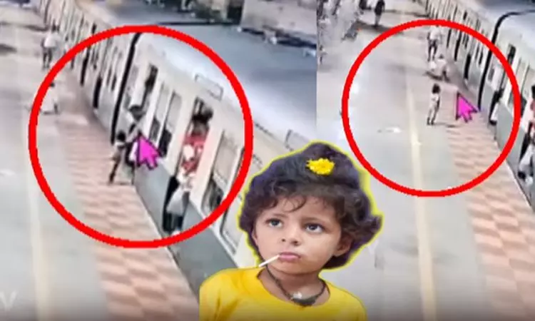 தாம்பரம் சானிடோரியம் ரெயில் நிலையத்தில் 3 வயது குழந்தையை தவிக்கவிட்ட கொடூரன்