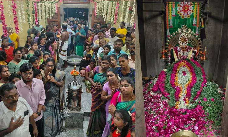 கன்னியாகுமரி முருகன்குன்றம் வேல்முருகன் கோவிலில் மலர் முழுக்கு விழா