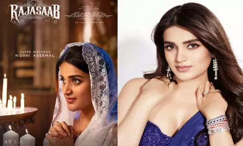 நிதி அகர்வால் பிறந்தநாளையொட்டி “தி ராஜாசாப்” படத்தின் சிறப்பு போஸ்டரை வெளியிட்ட படக்குழு