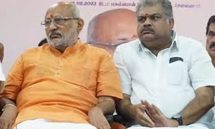 சி.பி. இராதாகிருஷ்ணன் தேர்தலில் வெற்றிபெற வாழ்த்துகிறேன் - ஜி.கே.வாசன்