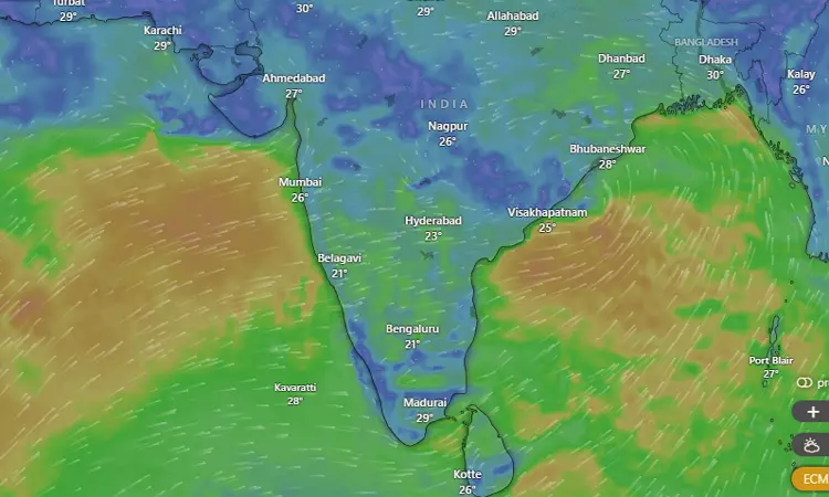 வங்கக் கடலில் அடுத்த 12 மணி நேரத்தில் காற்றழுத்த தாழ்வு மண்டலம் உருவாகிறது - வானிலை மையம் தகவல்