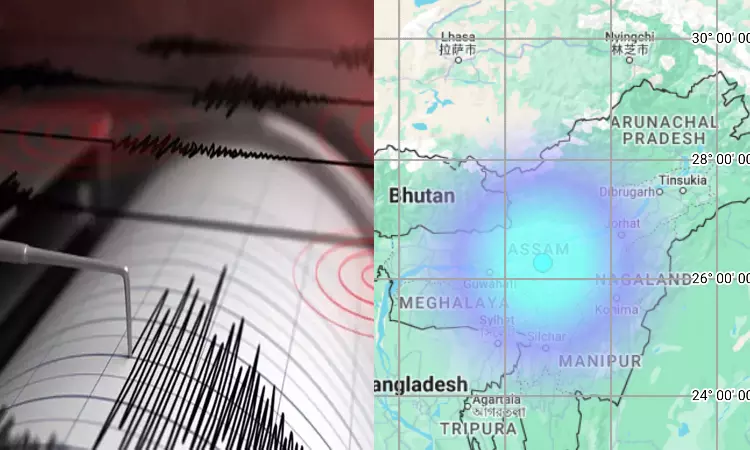 அசாமின் நாகோன் பகுதியில் நிலநடுக்கம் - ரிக்டர் அளவில் 4.3 ஆக பதிவு அசாமின் நாகோன் பகுதியில் நிலநடுக்கம் - ரிக்டர் அளவில் 4.3 ஆக பதிவு