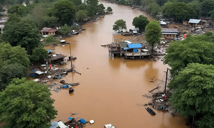 ஒகேனக்கல், மேட்டூருக்கு நீர்வரத்து அதிகரிப்பு:  11 மாவட்டங்களுக்கு வெள்ள அபாய எச்சரிக்கை