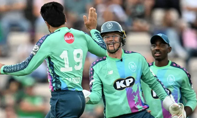 தி ஹண்ட்ரட் கிரிக்கெட் லீக்: சதர்ன் பிரேவ் அணியை வீழ்த்திய ஓவல் இன்வின்சிபிள்ஸ்