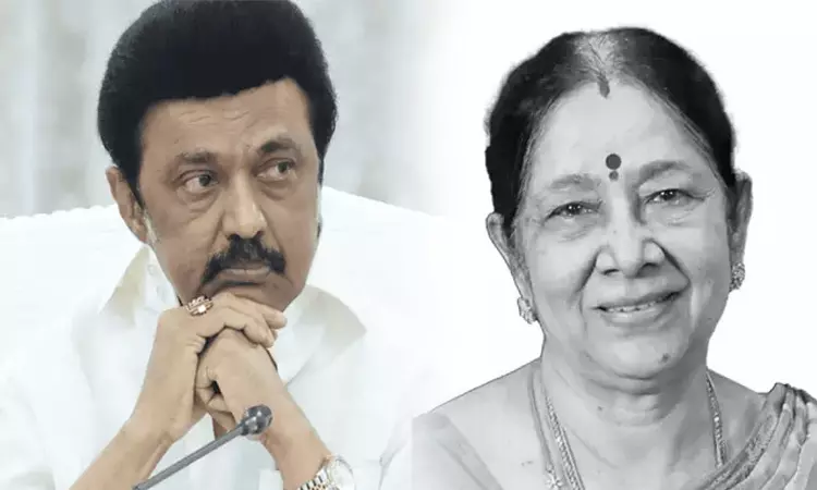 டி.ஆர்.பாலு மனைவி மறைவு: முதல்-அமைச்சர் மு.க.ஸ்டாலின் இரங்கல்