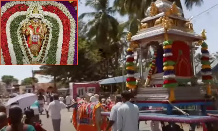 பிள்ளையார்பட்டியில் சதுர்த்தி விழா: வெள்ளி கேடய வாகனத்தில் பவனி வந்த கற்பக விநாயகர்