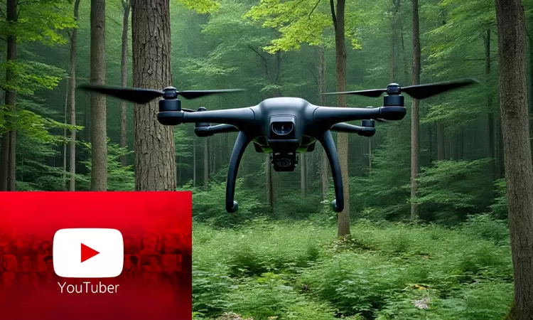 புலிகள் சரணாலயத்தில் டிரோன் பறக்கவிட்ட யூடியூபருக்கு ரூ. 1 லட்சம் அபராதம்