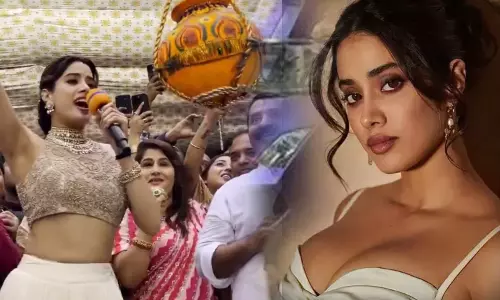 Janhvi kapoor reacts trolling over bharat mata ki jai chant Janhvi kapoor reacts trolling over bharat mata ki jai chant