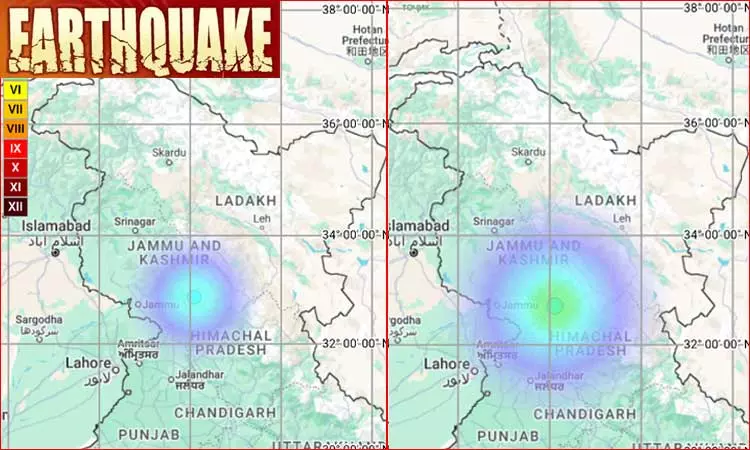 இமாச்சல பிரதேசத்தில் அடுத்தடுத்து இரண்டு முறை நிலநடுக்கம் - ரிக்டர் 4 ஆக பதிவு