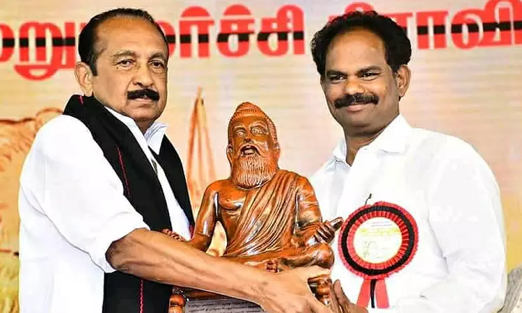 மதிமுகவில் இருந்து மல்லை சத்யா தற்காலிகமாக நீக்கம்