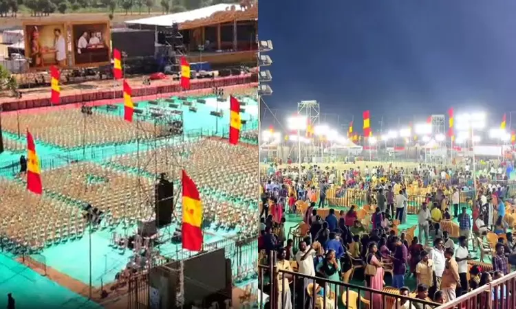 தவெக மாநாட்டுக்கு கைகொடுத்த கேரளா...!