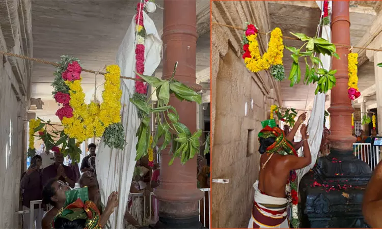 திருக்கோளூர் வைத்தமாநிதி பெருமாள் கோவில் ஆவணி பெருந்திருவிழா தொடங்கியது