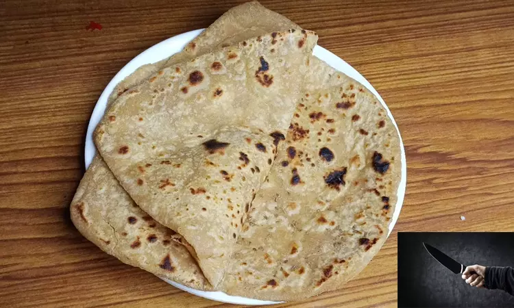 இரவு உணவுக்கு சப்பாத்தி கேட்ட கணவரை கத்தியால் குத்திய இளம்பெண்  அதிர்ச்சி சம்பவம்