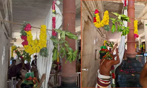 திருக்கோளூர் வைத்தமாநிதி பெருமாள் கோவில் ஆவணி பெருந்திருவிழா தொடங்கியது