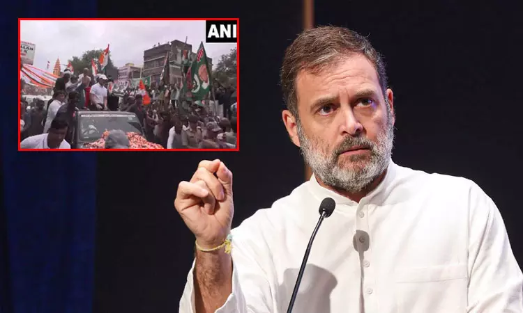 கான்ஸ்டபிள் மீது வாகனம் மோதிய விவகாரம்; ராகுல் காந்தியின் வாகன ஓட்டுநருக்கு எதிராக எப்.ஐ.ஆர். பதிவு