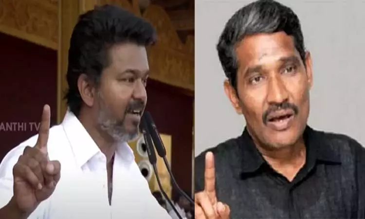 விஜய் பேச்சு; அ.தி.மு.க.வும், த.வெ.க.வும் மறைமுக கூட்டணியில் இருப்பது அம்பலமாகிறது - வன்னி அரசு