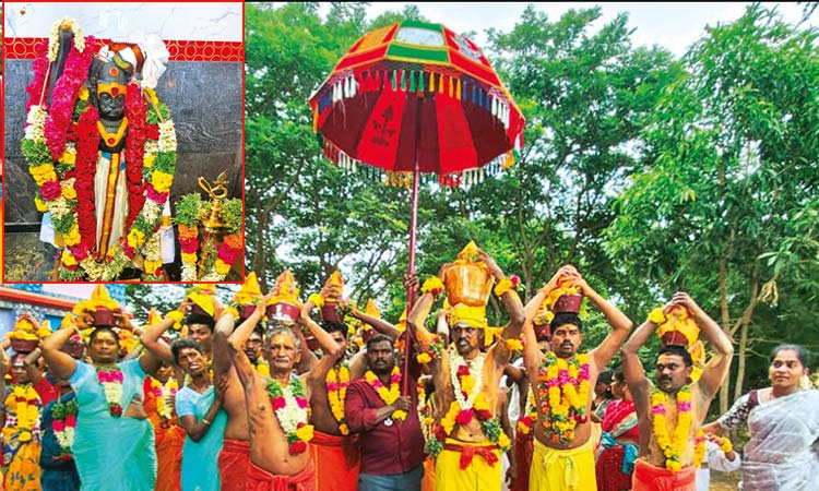 பரமக்குடி கருப்பணசுவாமி கோவிலில் மண்டல பூஜை விழா