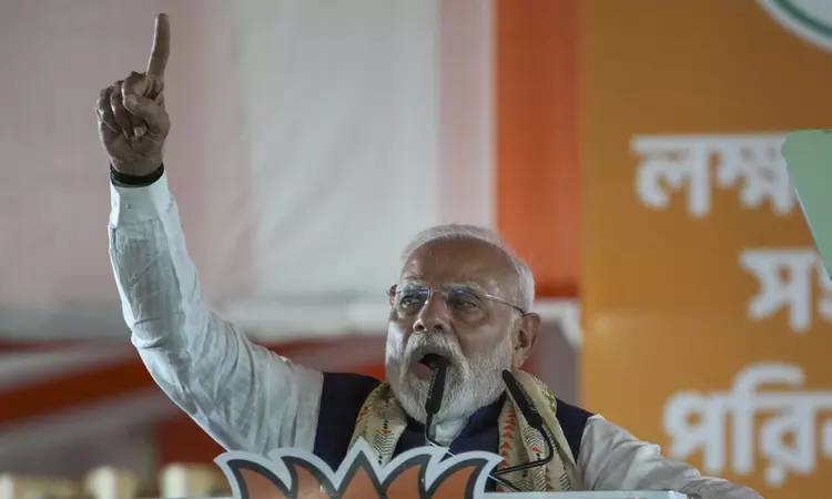 ஊழல்வாதிகளும், குற்றவாளிகளும் சிறையில் இருக்க வேண்டும்; அதிகாரத்தில் அல்ல - பிரதமர் மோடி