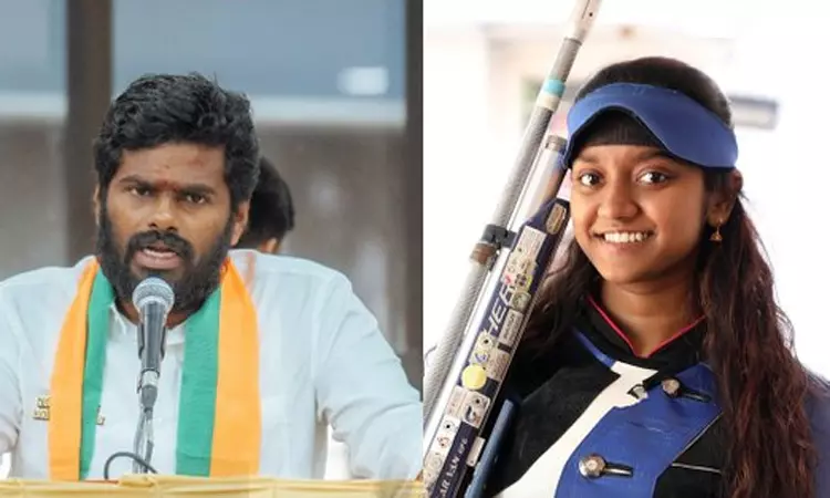 ஆசிய துப்பாக்கி சுடுதலில் தங்கம்: இளவேனில் வாலறிவனுக்கு அண்ணாமலை வாழ்த்து ஆசிய துப்பாக்கி சுடுதலில் தங்கம்: இளவேனில் வாலறிவனுக்கு அண்ணாமலை வாழ்த்து