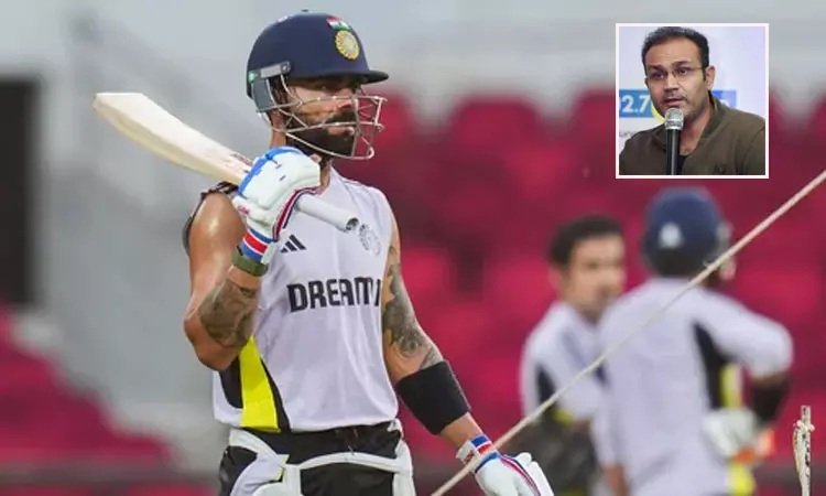 விராட் கோலியை பார்த்துத்தான் ஒவ்வொரு இளம் வீரரும்... - சேவாக் புகழாரம்