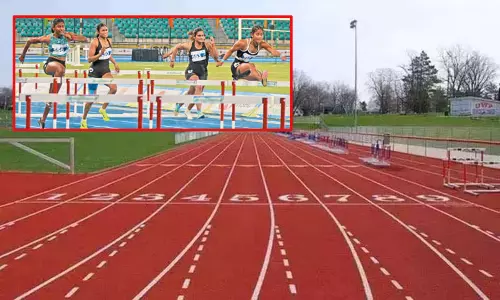 தேசிய தடகள போட்டி: மகளிர் தொடர் ஓட்டத்தில் தமிழகத்துக்கு தங்கப்பதக்கம் தேசிய தடகள போட்டி: மகளிர் தொடர் ஓட்டத்தில் தமிழகத்துக்கு தங்கப்பதக்கம்