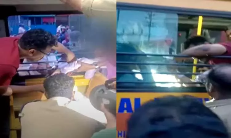 ஜன்னல் ஓட்டையில் சிக்கிய மாணவியின் ஒற்றை விரல் - மீட்க போராடிய தீயணைப்புத் துறையினர்