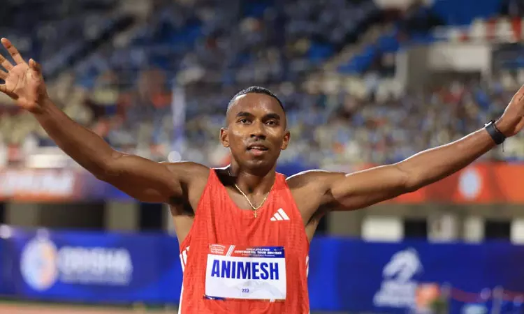 உலக தடகள சாம்பியன்ஷிப்புக்கு தகுதி பெற்ற முதல் இந்திய ஓட்டப் பந்தய வீரர் - அனிமேஷ் குஜுர் சாதனை