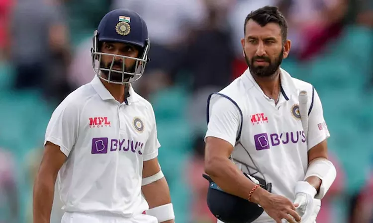 சர்வதேச கிரிக்கெட்டில் இருந்து ஓய்வு பெற்ற புஜாராவுக்கு ரகானே வாழ்த்து