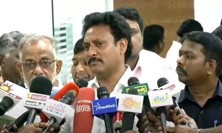 கட்சி ஆரம்பித்துவிட்டோம் என்பதற்காக முதல்-அமைச்சரை வசைபாடுவதா? - விஜய்க்கு அன்பில் மகேஷ் கேள்வி