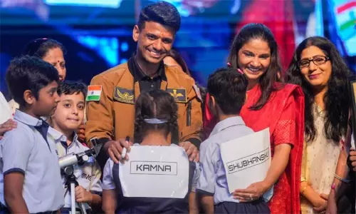 ‘விடாமுயற்சியே வெற்றிக்கான ஒரே வழி’ - மாணவர்களுக்கு சுபான்ஷு சுக்லா அறிவுரை