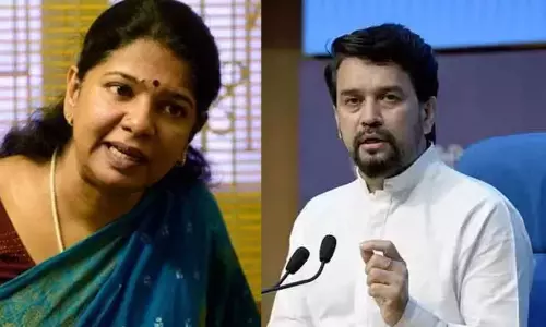 விண்வெளிக்கு முதலில் சென்றவர் அனுமனா? - பா.ஜ.க. எம்.பி.க்கு கனிமொழி கண்டனம்