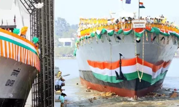 ஐஎன்எஸ் உதயகிரி, ஹிம்கிரி:  இந்திய கடற்படையில் புதிதாக 2 கப்பல்கள் சேர்ப்பு