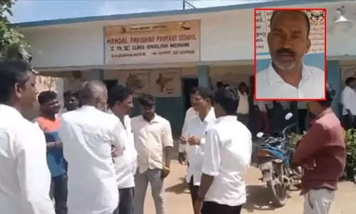 தெலுங்கானா; 2-ம் வகுப்பு மாணவர்களின் கண்களிலும், காதுகளிலும் மிளகாய் பொடியை தூவிய ஆசிரியர்