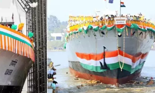 ஐஎன்எஸ் உதயகிரி, ஹிம்கிரி:  இந்திய கடற்படையில் புதிதாக 2 கப்பல்கள் சேர்ப்பு