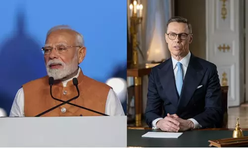 பிரதமர் மோடியுடன் பின்லாந்து ஜனாதிபதி பேச்சுவார்த்தை