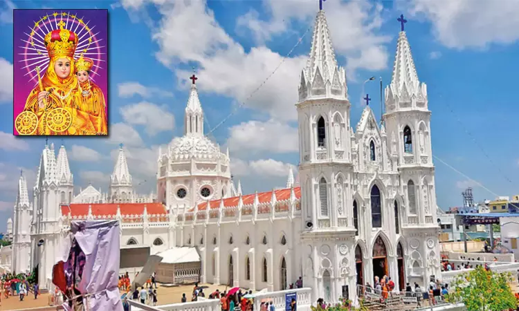 வேளாங்கண்ணி ஆரோக்கிய மாதா கோவில் திருவிழா..  நாளை கொடியேற்றத்துடன் தொடக்கம் - குவியும் பக்தர்கள்