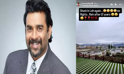 லடாக்கில் சிக்கி தவிக்கும் நடிகர் மாதவன் லடாக்கில் சிக்கி தவிக்கும் நடிகர் மாதவன்