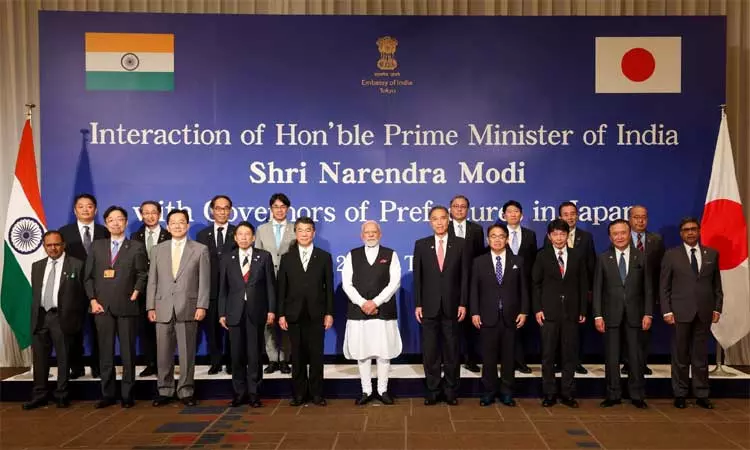 ஜப்பானில் 16 மாகாண கவர்னர்களுடன் பிரதமர் மோடி சந்திப்பு