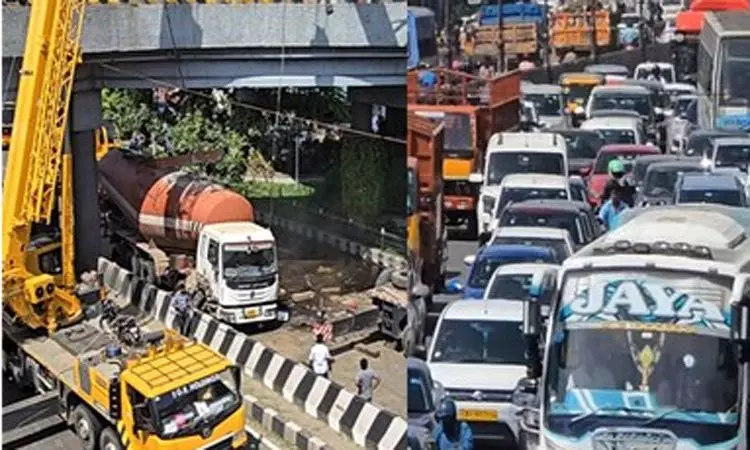 ஜி.எஸ்.டி. சாலையில் கவிழ்ந்த டேங்கர் லாரி ... ... இன்றைய முக்கிய செய்திகள்.. சில வரிகளில்.. 30-08-2025