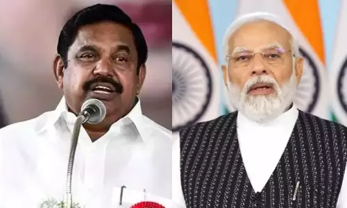 50 சதவீத வரி விதிப்பால் திருப்பூர் பின்னலாடை ஏற்றுமதி பாதிப்பு: பிரதமருக்கு எடப்பாடி பழனிசாமி கடிதம் 50 சதவீத வரி விதிப்பால் திருப்பூர் பின்னலாடை ஏற்றுமதி பாதிப்பு: பிரதமருக்கு எடப்பாடி பழனிசாமி கடிதம்