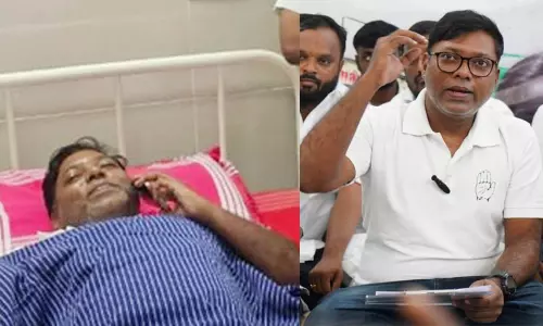 காங்கிரஸ் எம்.பி. சசிகாந்த் செந்தில் மருத்துவமனையிலும் உண்ணாவிரதம்